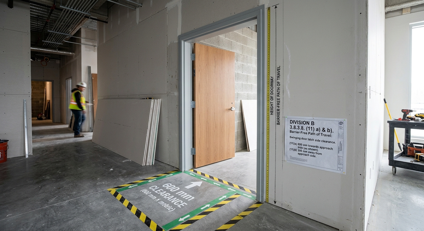 National Building Code Barrier-Free Requirements: Doors, Lifts, and Controls