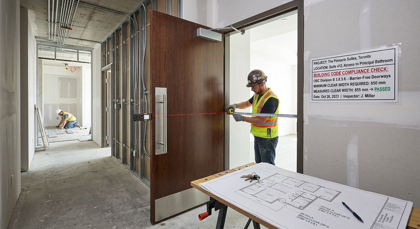 Barrier-Free Doorway Standards: NBC 3.8.3.6 Compliance in London, Ontario