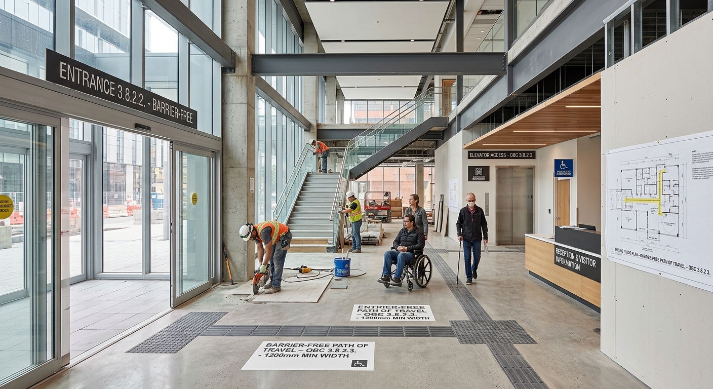 National Building Code 3.8.2.3: Barrier-Free Path of Travel Standards with empcontracting.ca Inc., Your Construction Contractor in London, Ontario
