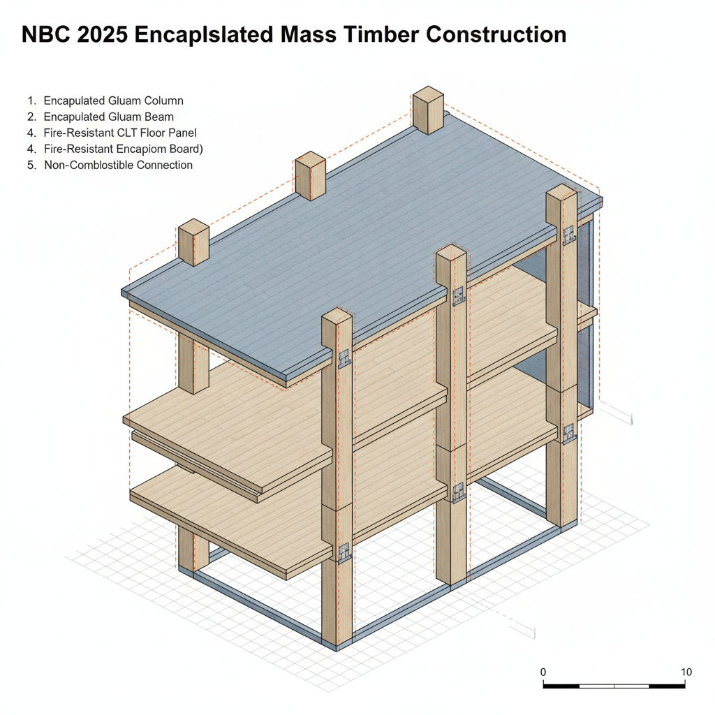 NBC 2025 Combustible Construction Limits for Residential and Commercial Buildings in London, Ontario