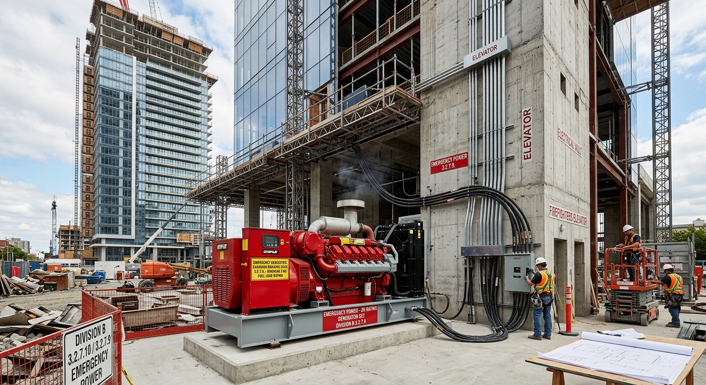 Emergency Power and Electrical Conductor Protection: NBC 3.2.7.9 & 3.2.7.10 Standards