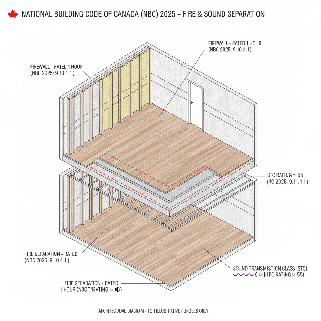 NBC 2025 Firewalls and Structural Support Standards: A Guide for London, Ontario Builders