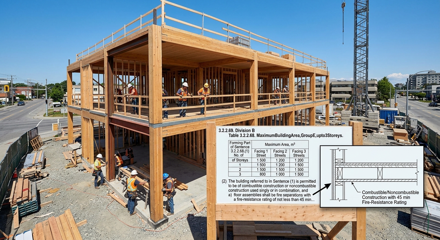 National Building Code Standards for Group E Mercantile Buildings by empcontracting.ca Inc.