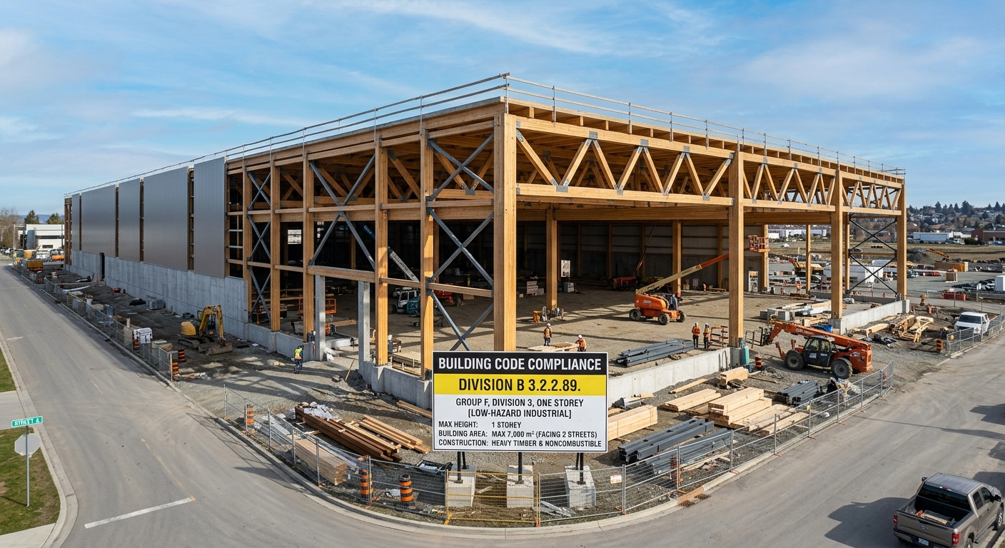 Group F Division 3 Construction Standards: Industrial Building in London, Ontario