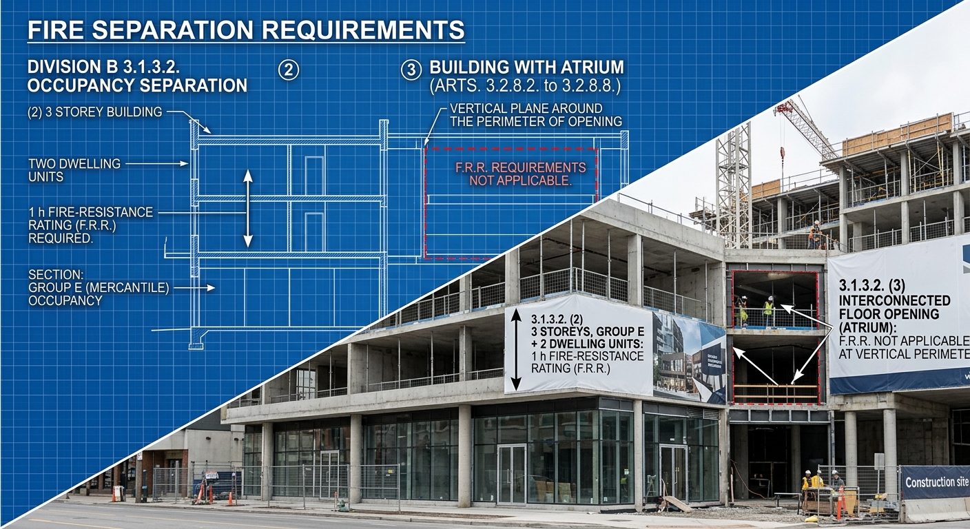 Fire-Resistance Rating Standards: Major Occupancy Separations in London, Ontario