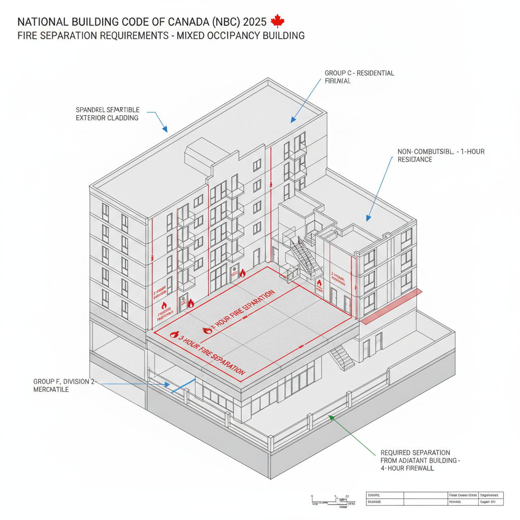 2025 National Building Code Guide: Minimum Exit Widths and Capacity for Ontario Construction