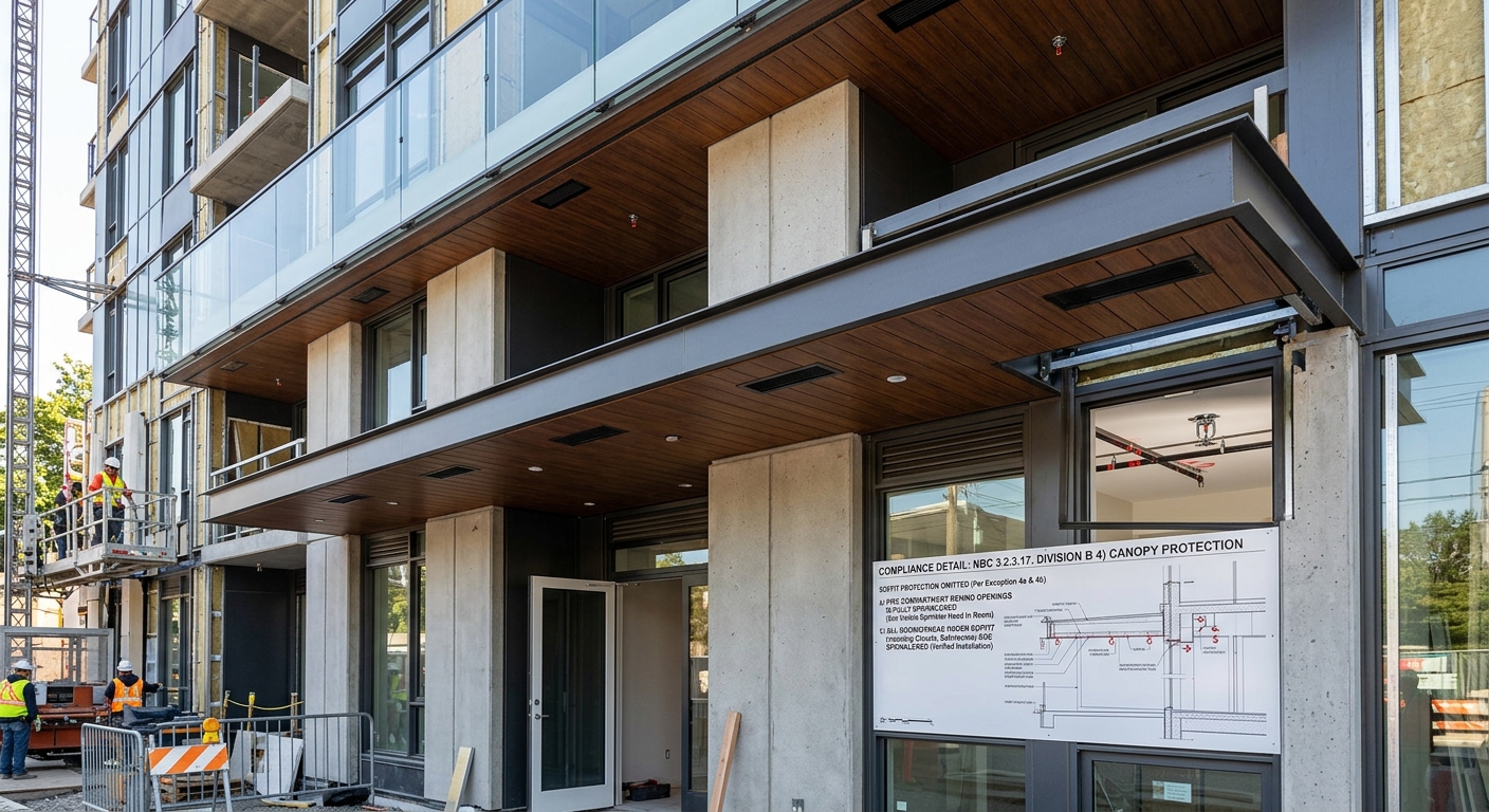 National Building Code Standards for Canopy Protection and Walkways
