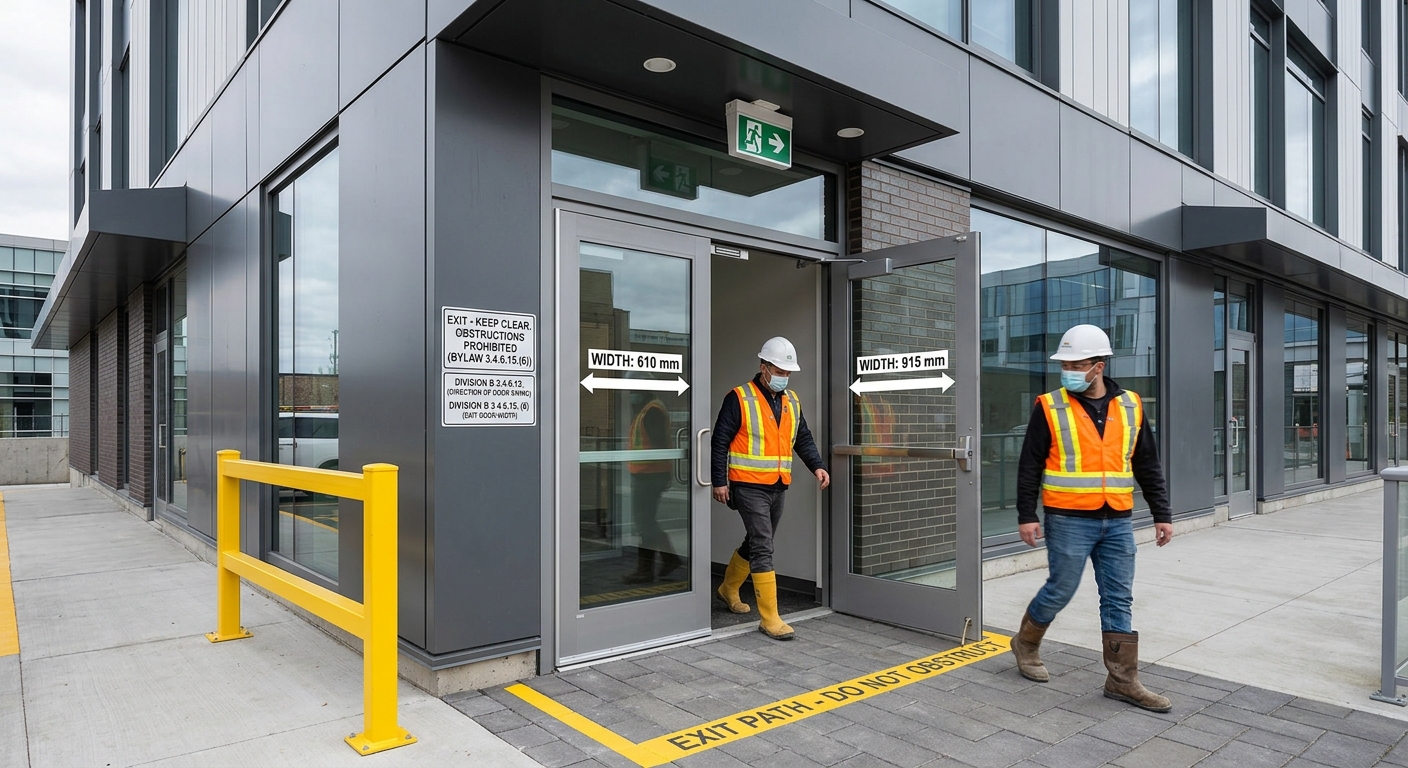 National Building Code Exit Door Standards: Compliance Guide by empcontracting.ca Inc.