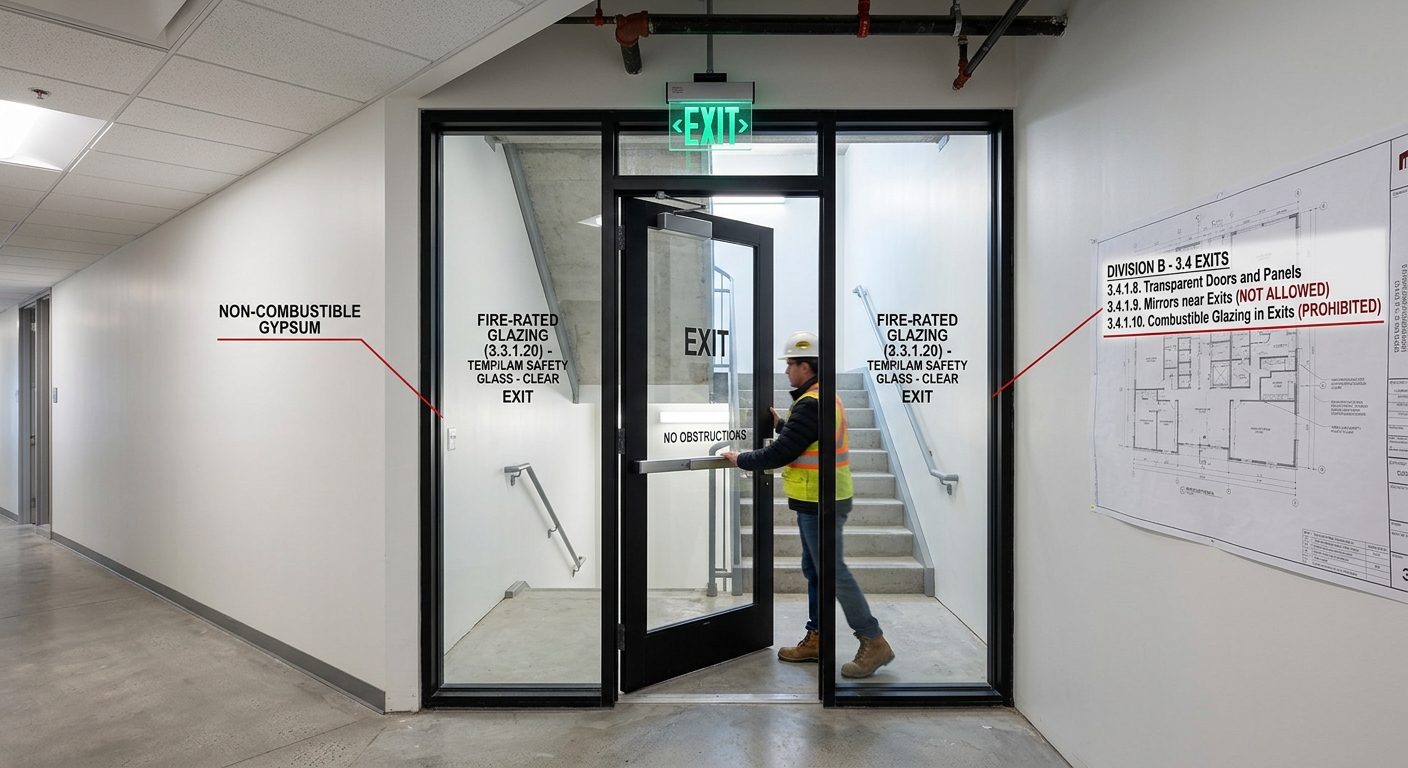 National Building Code Standards: Exit Requirements and Safety Regulations for Canadian Construction