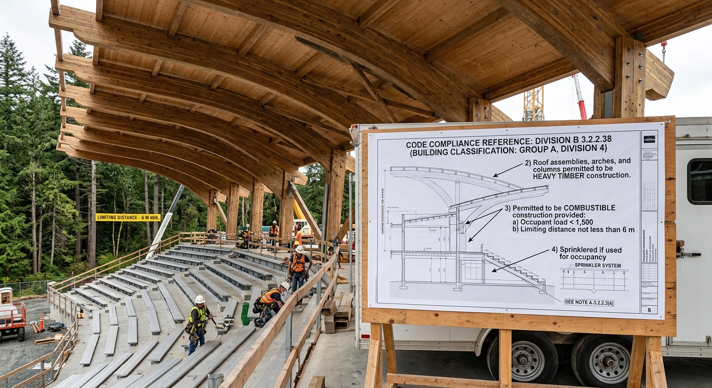 National Building Code Standards for Group A and B Buildings in London, Ontario