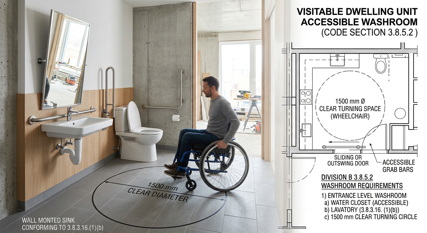 National Building Code Standards for Accessible Washrooms and Self-Service Storage Buildings