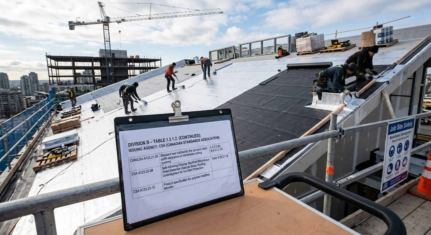 National Building Code 2025: Key CSA Standards for Roofing, Masonry, and Fenestration