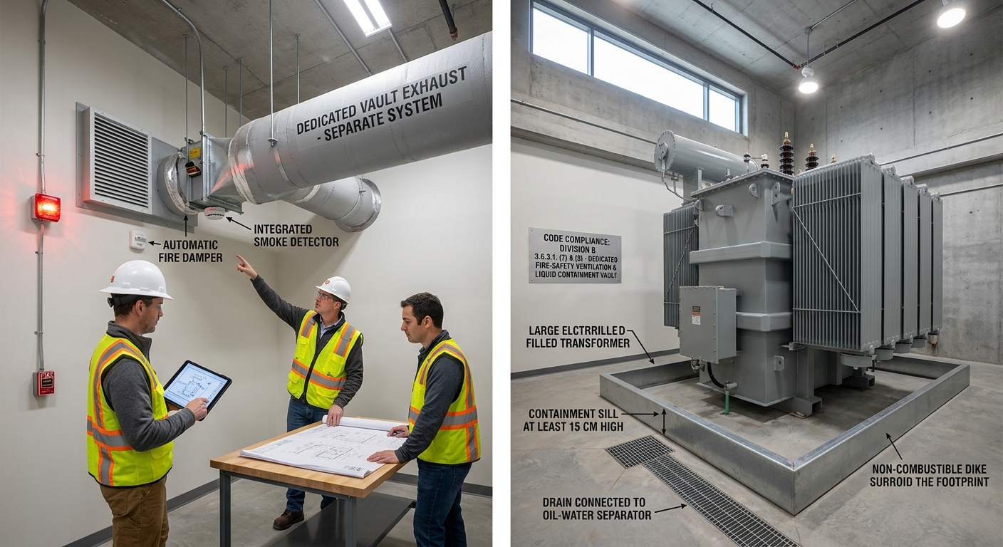 National Building Code Standards for Electrical Vaults and Fire Separations