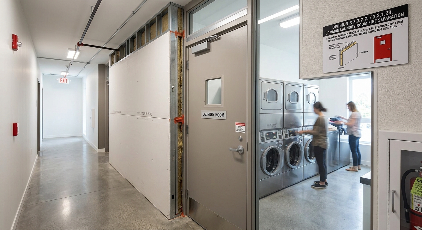 NBC Fire Separation and Egress Standards: Guidelines for Residential & Assembly Buildings