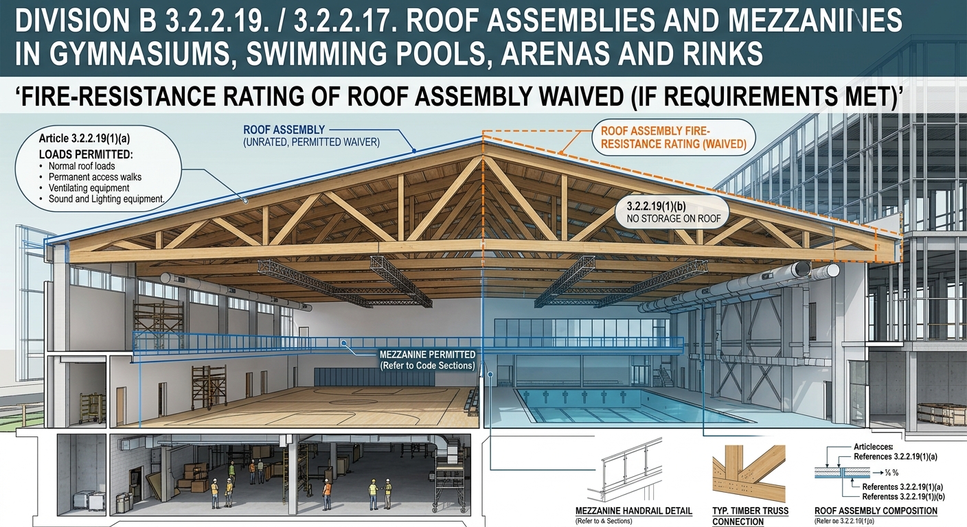National Building Code Guide: Fire Safety for Gymnasiums, Sprinklers, and Egress Zones