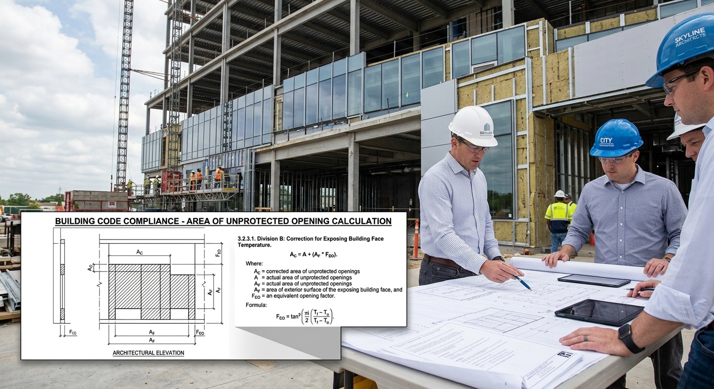 National Building Code 3.2.3.1: Fire-Resistance Ratings & Unprotected Openings in London, Ontario