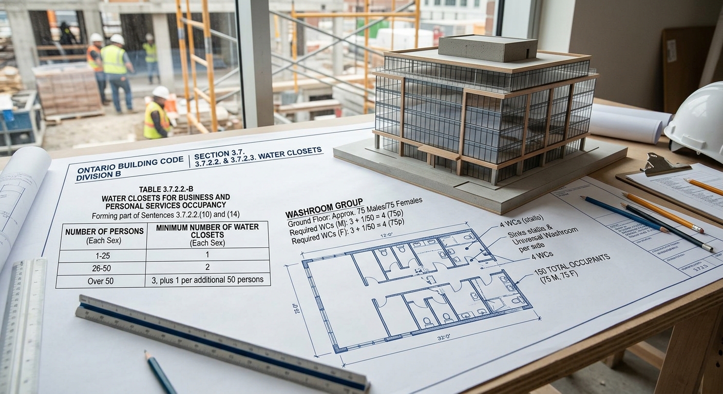 Plumbing Fixture Standards: NBC Water Closet and Lavatory Requirements for Commercial Buildings