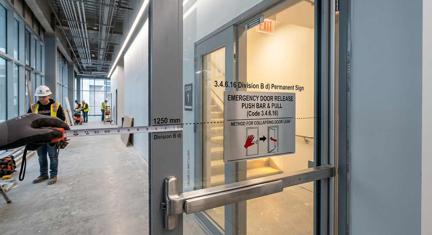 NBCC Door Release Hardware Requirements: Compliance Guide for London, Ontario