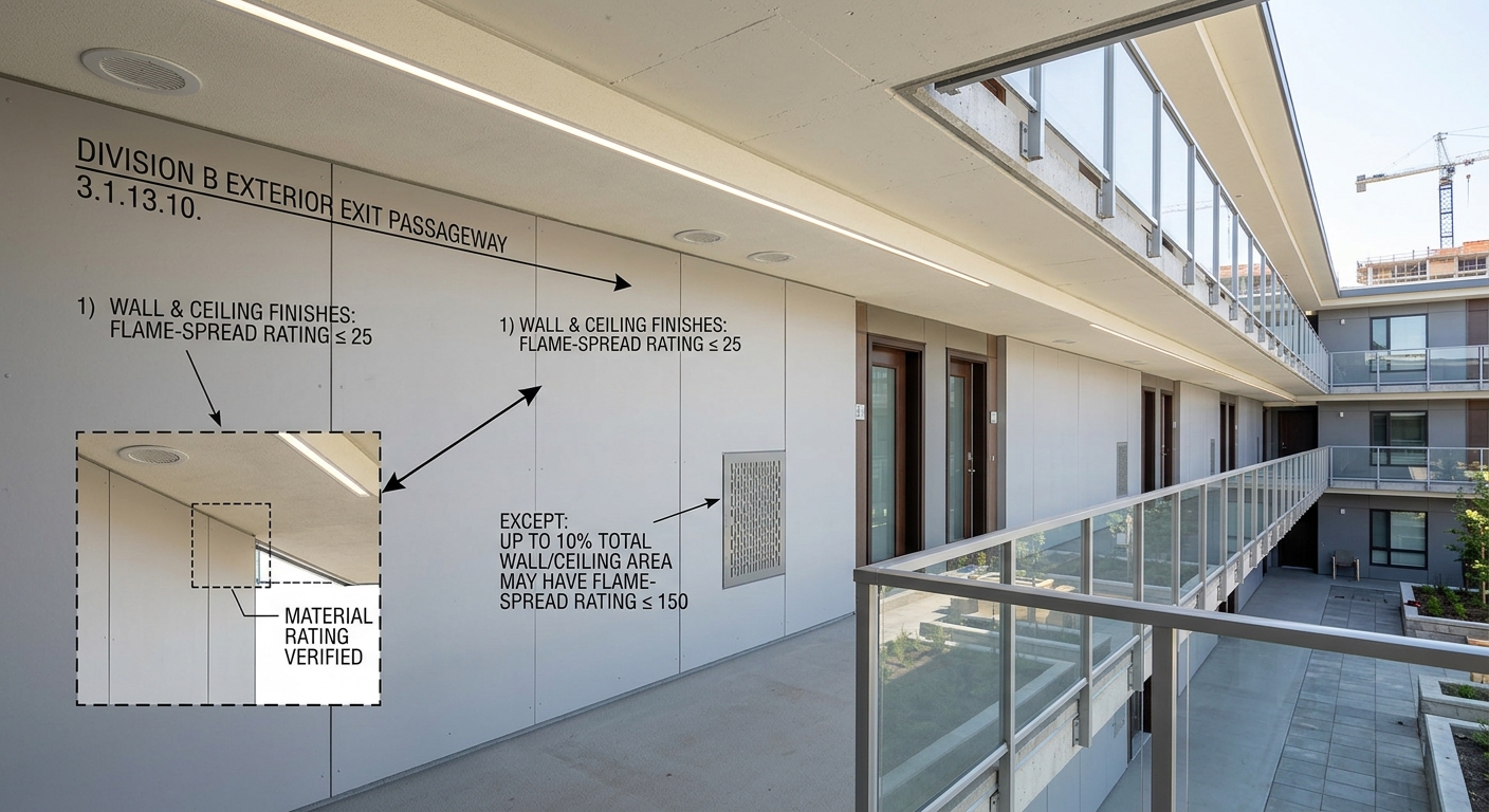 NBCC Fire Safety Standards: Exterior Exits, Elevator Cars, and Roof Assemblies