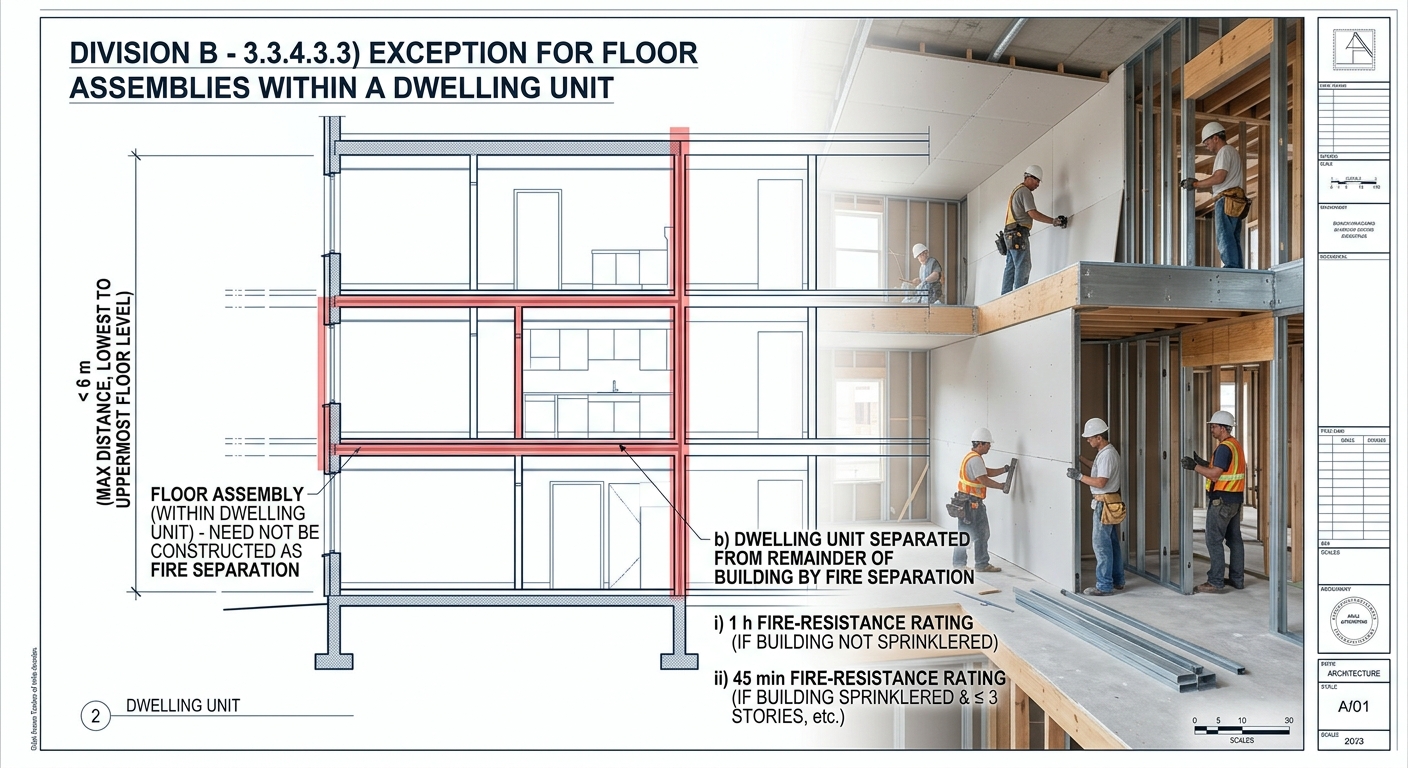 National Building Code Standards for Residential Fire Separation and Storage Garages