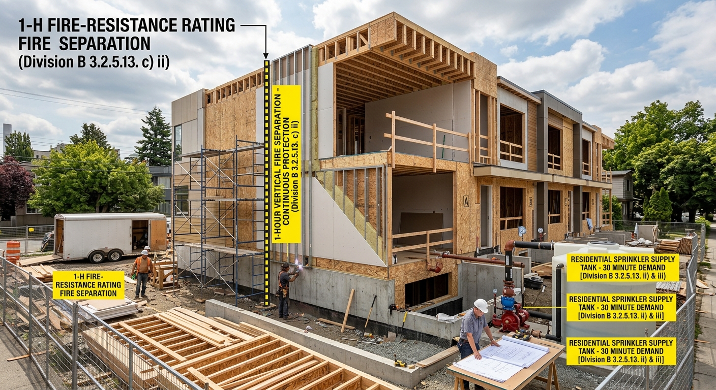 National Building Code Standards for Residential Fire Sprinkler Systems in Ontario