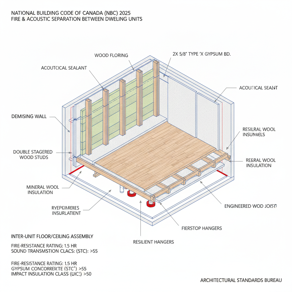 NBC 2025 Guide: Service Room Fire Enclosures and Compliance for London, Ontario Construction