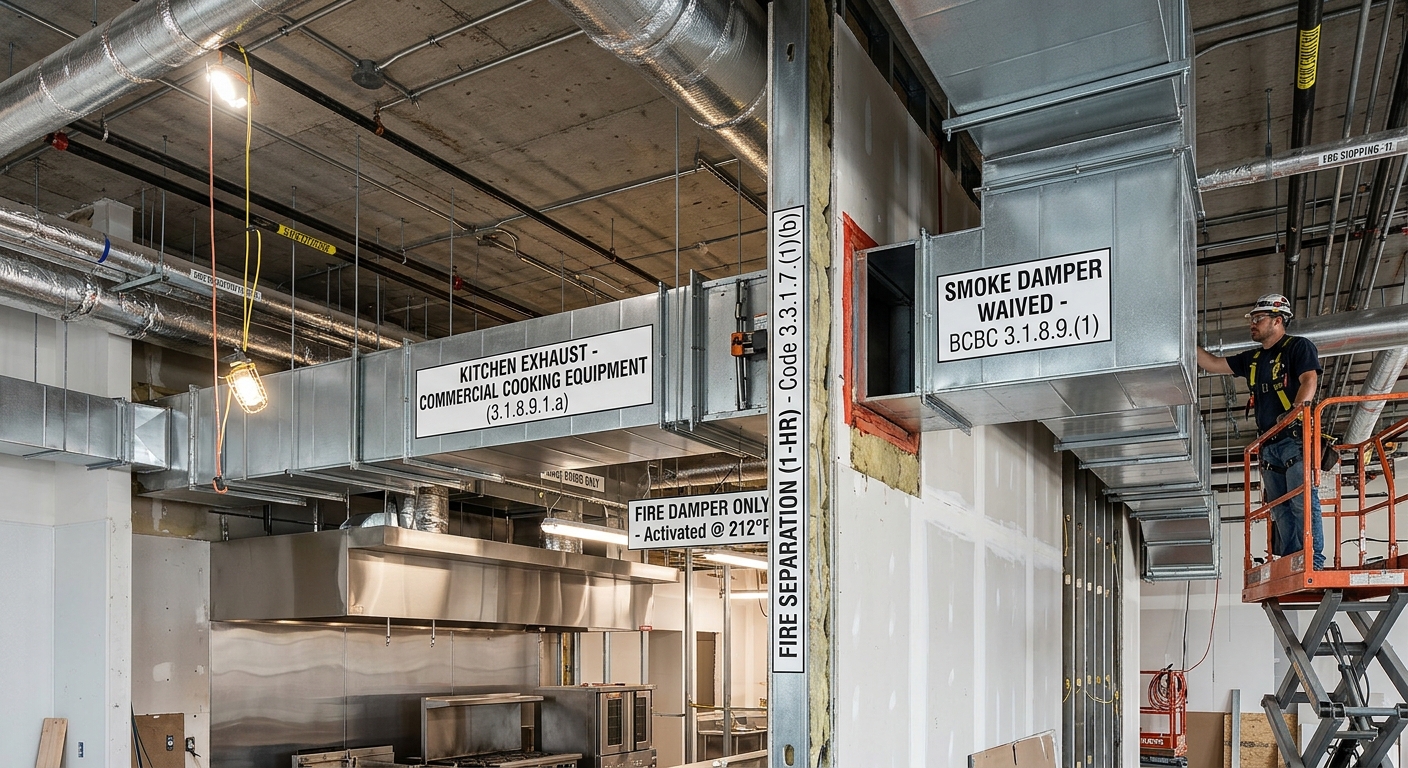 National Building Code Standards for Fire and Smoke Damper Installation