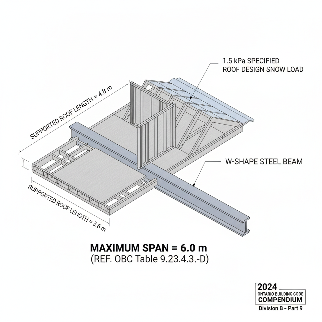 OBC 2024 Steel Beam Span Tables: A Guide by empcontracting.ca Inc. Your Construction Contractor in London, Ontario
