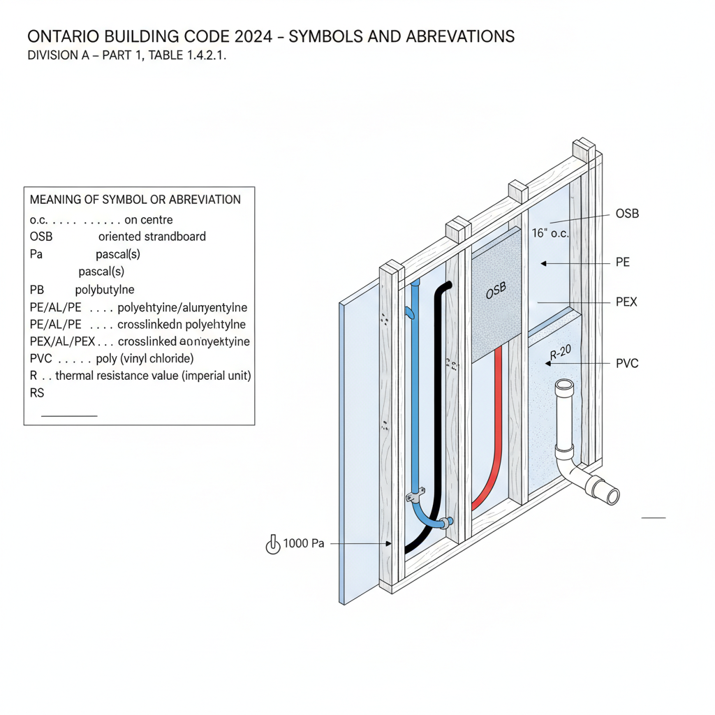 2024 Ontario Building Code Symbols and Referenced Documents | empcontracting.ca Inc.