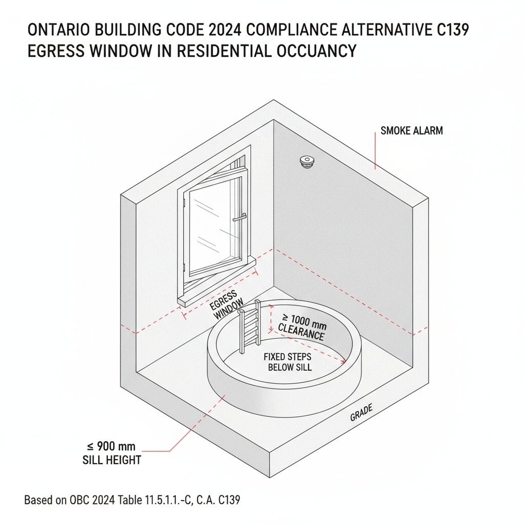 OBC 2024 Table 11.5.1.1.-C Guide: Residential Compliance Alternatives in London, Ontario