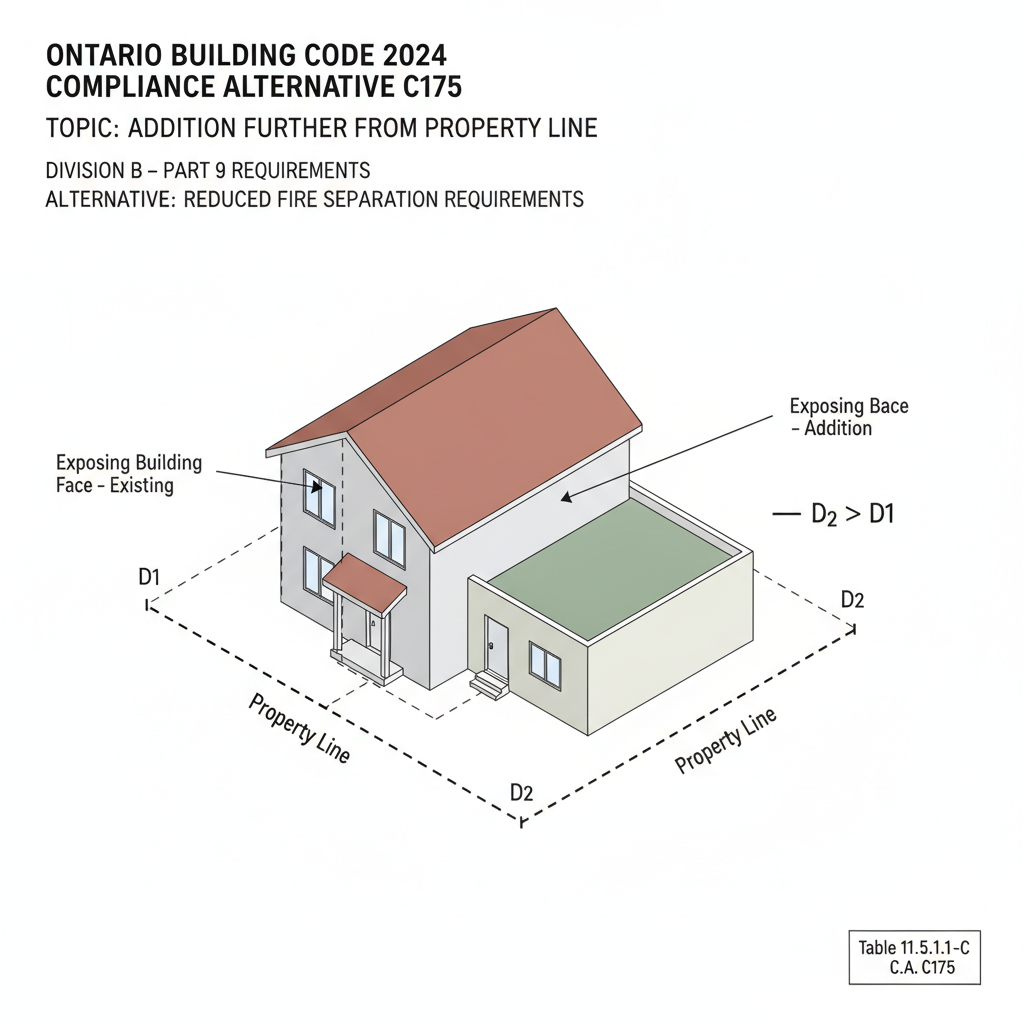 OBC Table 11.5.1.1.-C: Residential Renovation Compliance Alternatives in London, Ontario