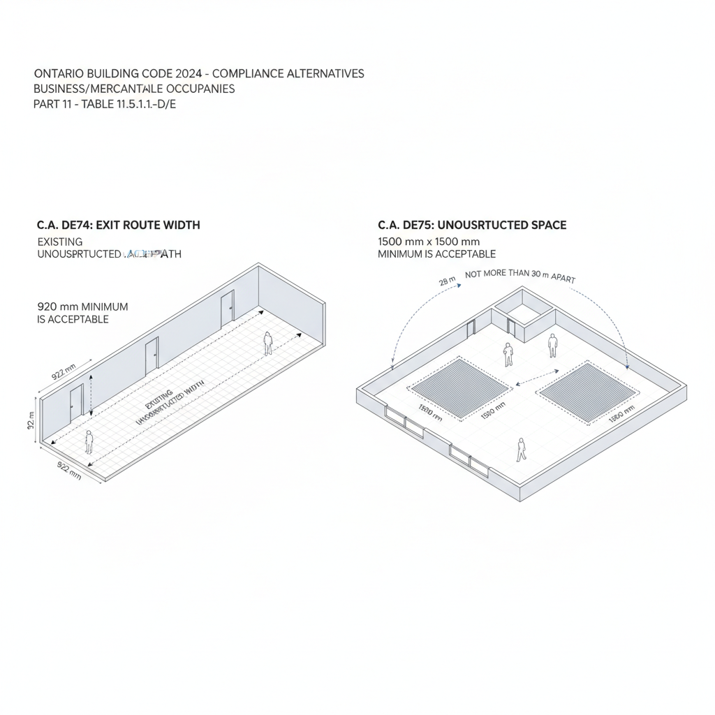 2024 Ontario Building Code: Compliance Alternatives for Business and Mercantile Occupancies in London, Ontario