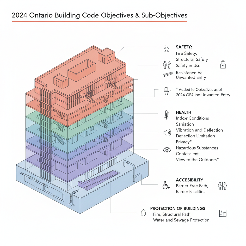 Understanding 2024 Ontario Building Code Objectives with empcontracting.ca Inc. your construction contractor in London, Ontario