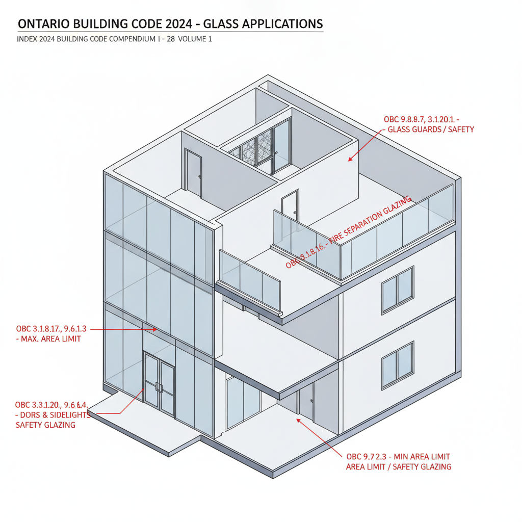 2024 Ontario Building Code Standards for Glass, Site Grading, and Safety Guards