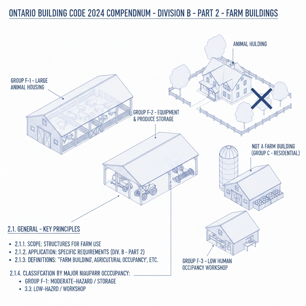 Navigating the 2024 Ontario Building Code: Part 2 Requirements for Farm Buildings