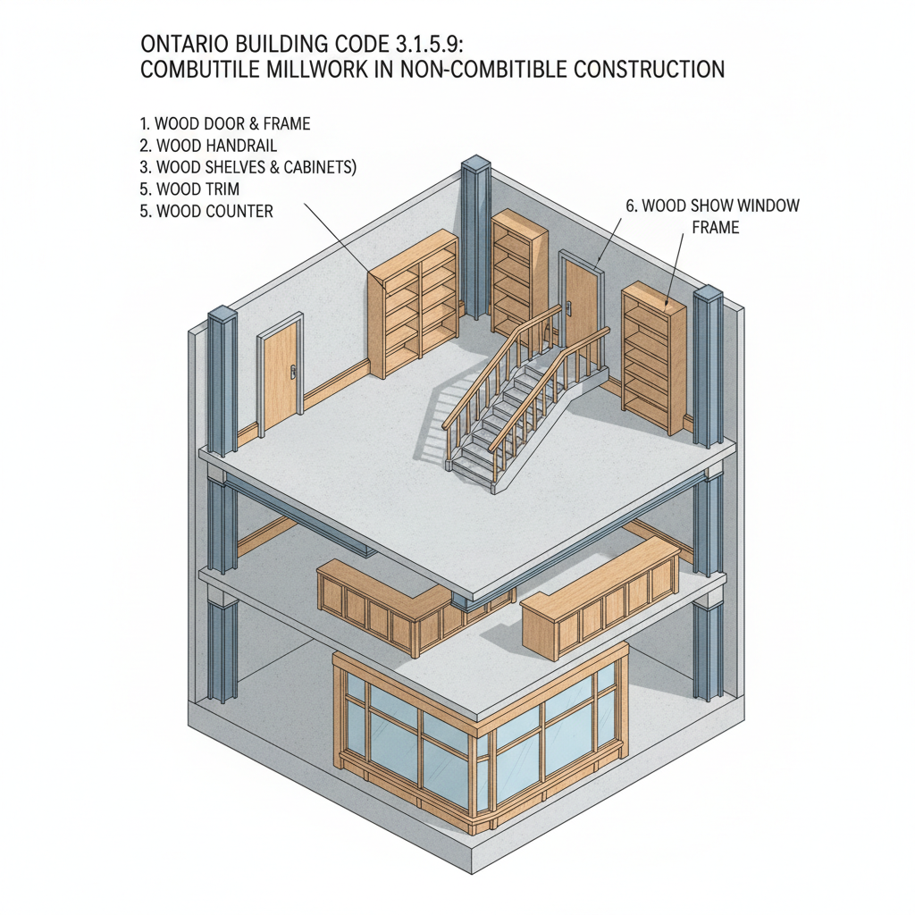 OBC 3.1.5.9-14: Guide to Combustible Materials in Noncombustible Buildings | empcontracting.ca Inc.