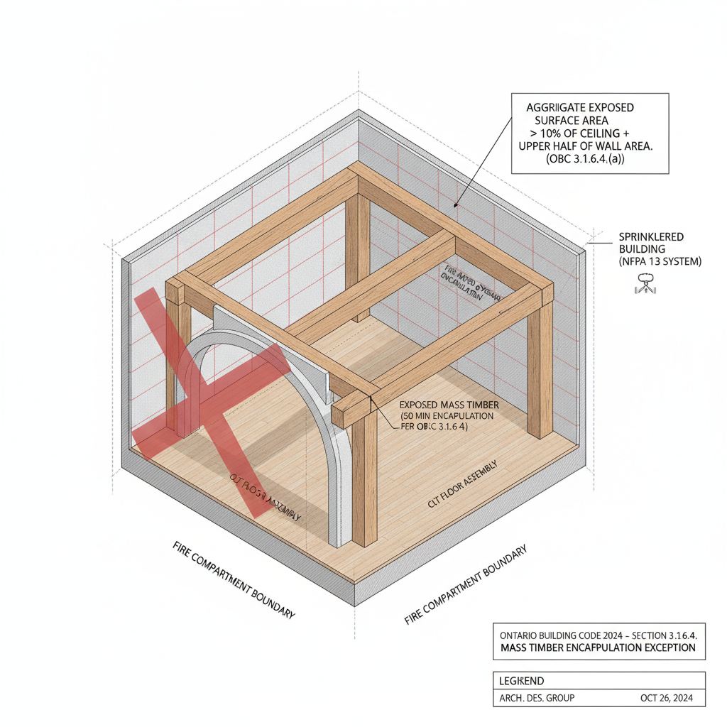 2024 Ontario Building Code: Guide to Exposed Mass Timber and Encapsulation (OBC 3.1.6.4)