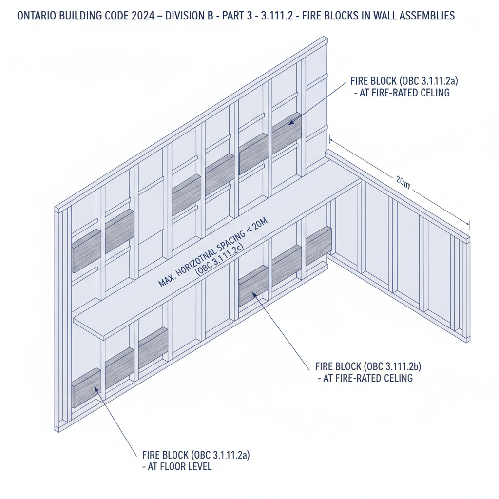 OBC 2024 Fire Blocking Requirements | empcontracting.ca Inc. your construction contractor in London, Ontario