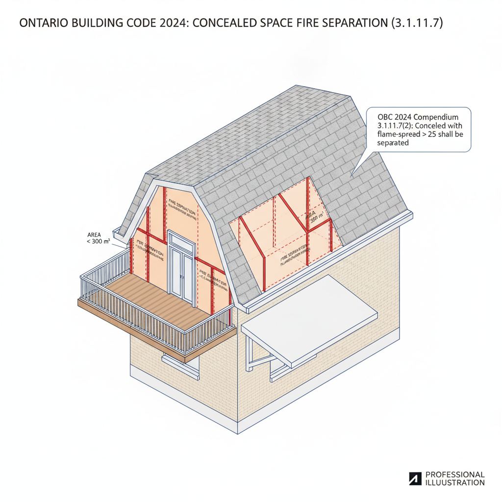 OBC 2024 Guide: Fire Block Requirements for Concealed Spaces by empcontracting.ca Inc.