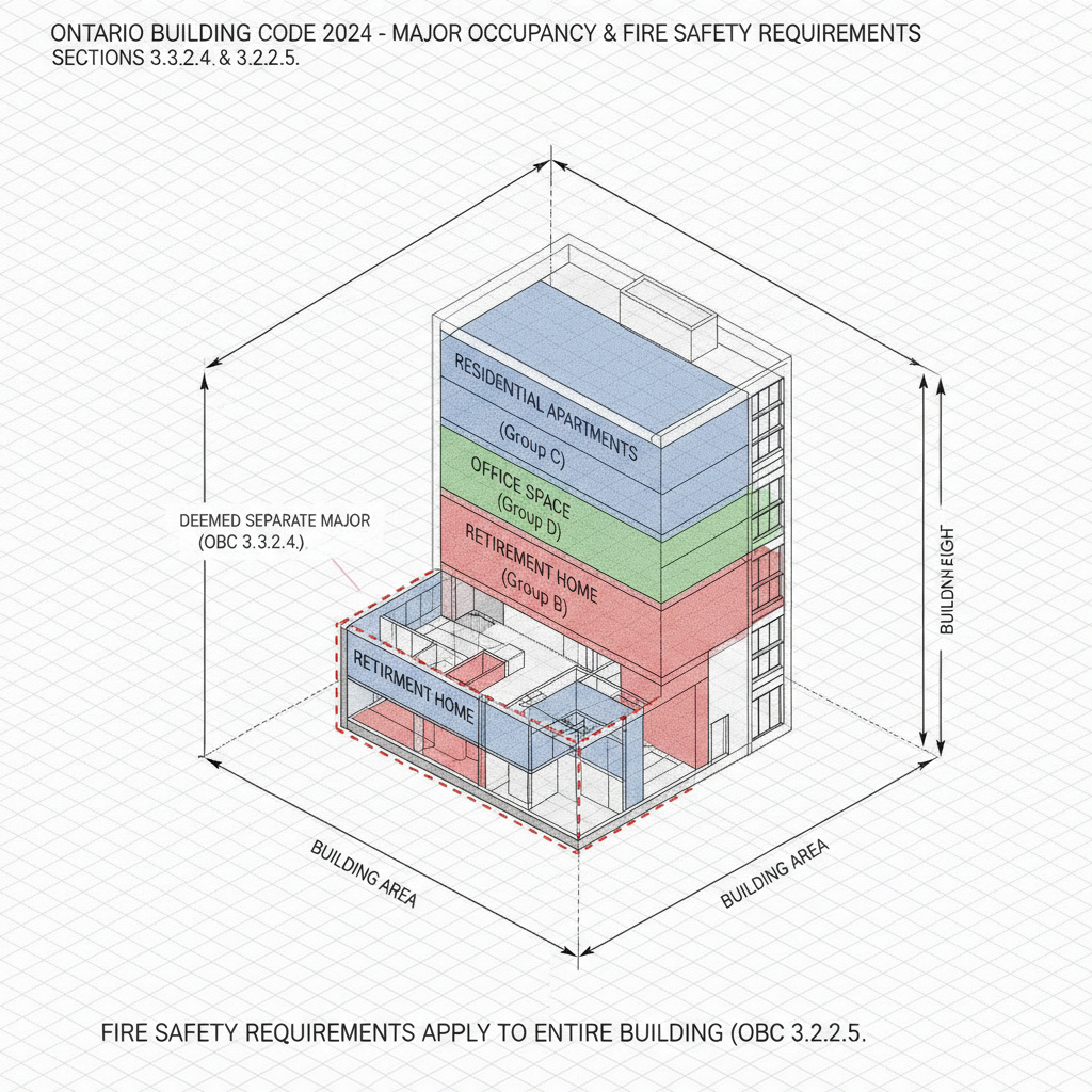 Understanding OBC 2024: Multiple Major Occupancies and Retirement Home Fire Safety Regulations