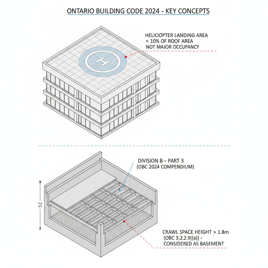 2024 Ontario Building Code Guide: Crawl Spaces, Street Access, and Balcony Regulations