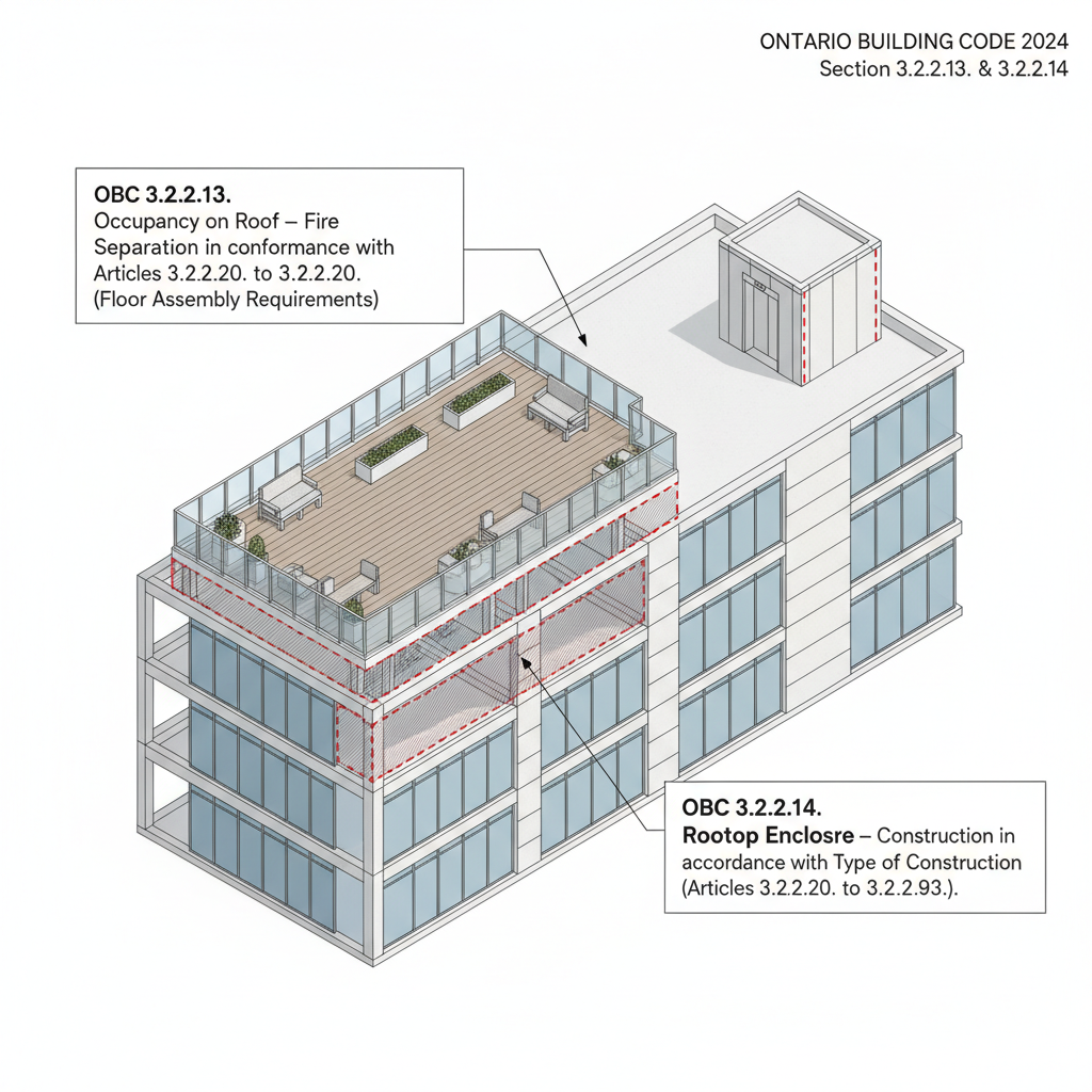 Ontario Building Code Fire Safety: Roof Occupancy and Underground Storeys Guide