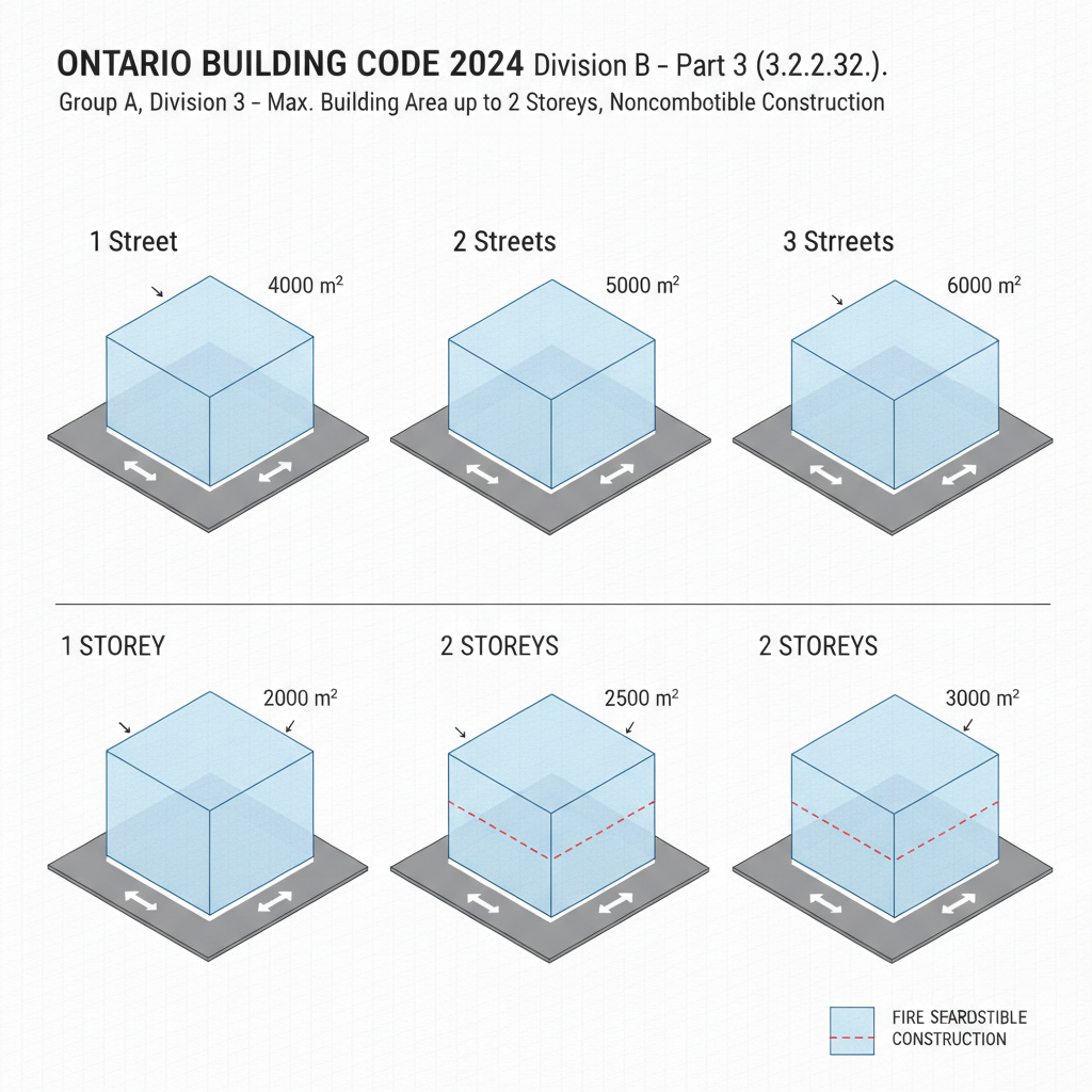 2024 Ontario Building Code: Group A Division 3 Assembly Building Requirements
