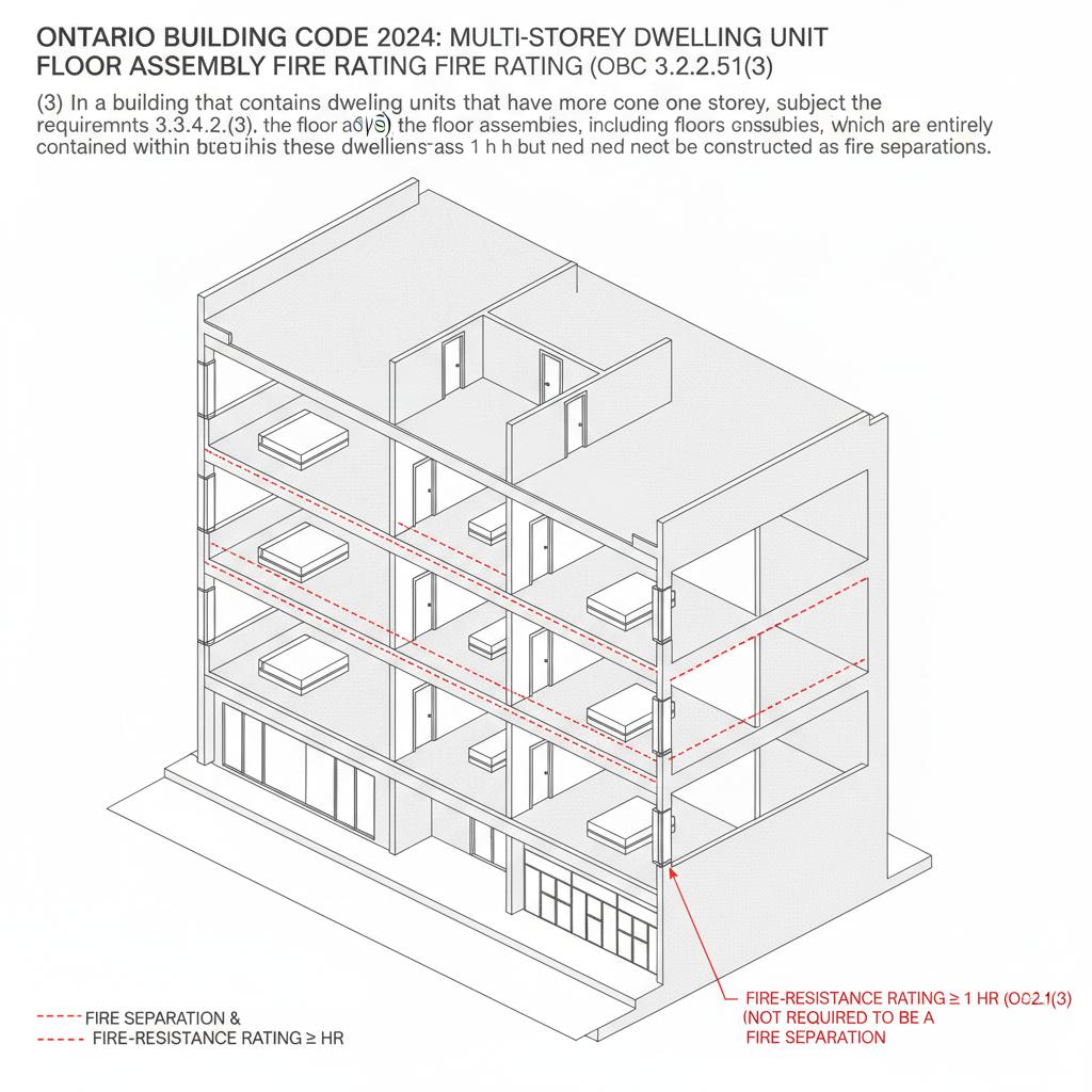 OBC 2024 Guide: Group C Residential Fire Safety for 4-6 Storey Buildings
