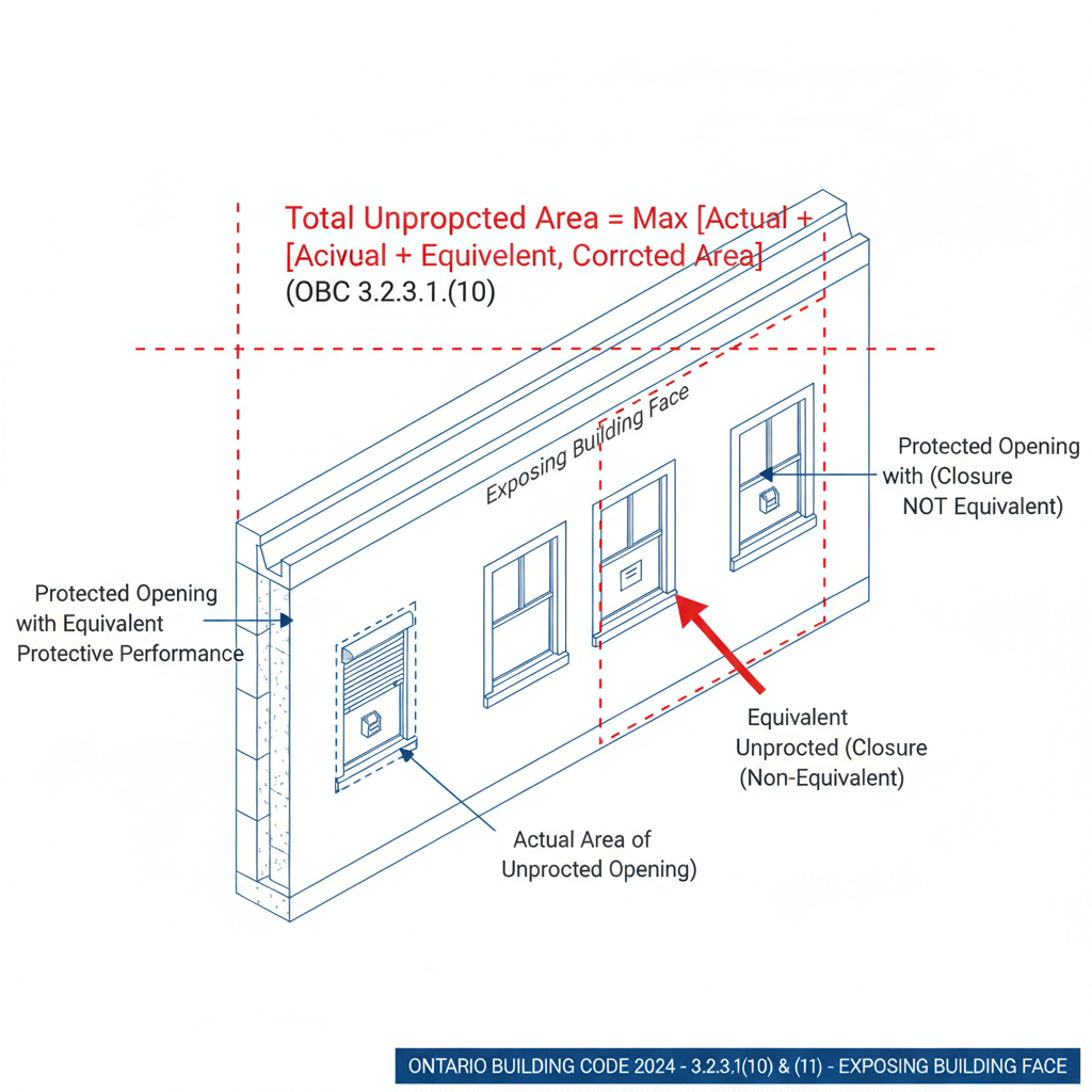 OBC Section 3.2.3.1 Guide: Limiting Distances and Exposing Building Faces in Ontario