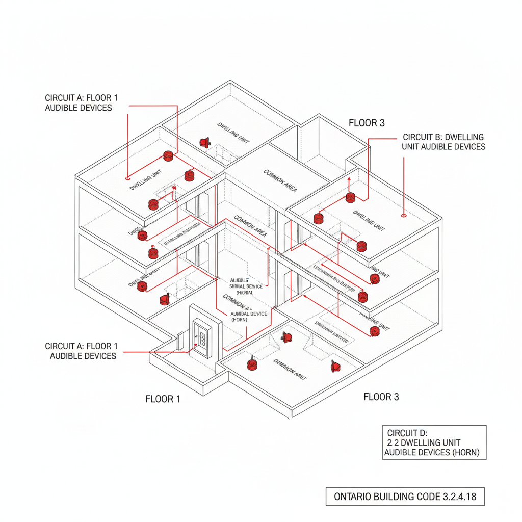 OBC 2024 Fire Alarm Standards: Audible and Visible Signal Requirements for Ontario Buildings