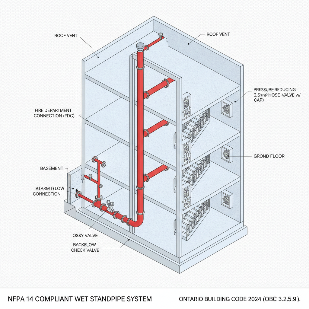 Ontario Building Code Standpipe System Design: A Compliance Guide for London Developers