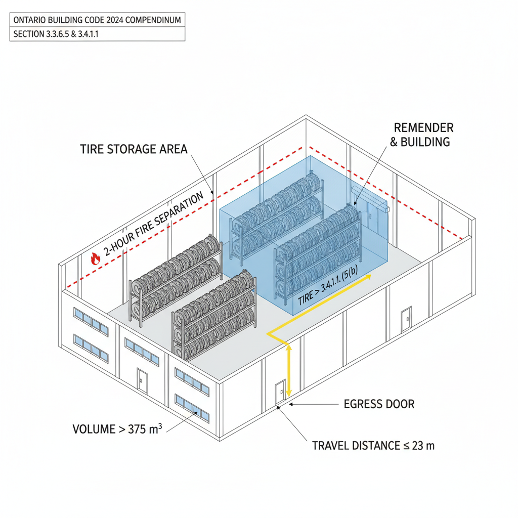 2024 Ontario Building Code Guidelines for Hazardous Storage and Exit Safety | empcontracting.ca Inc. London, Ontario