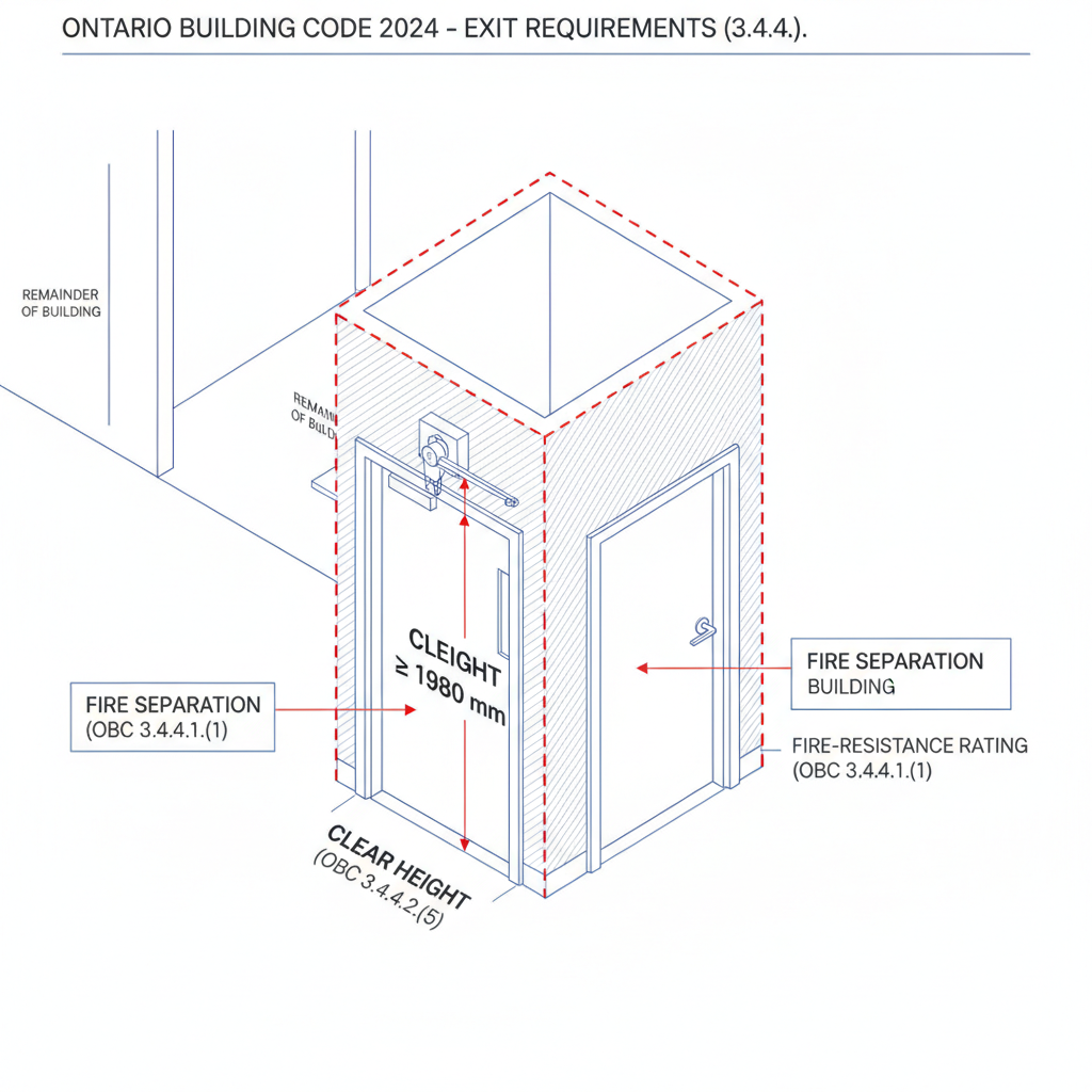 Understanding OBC 2024: Fire-Resistance Ratings and Exit Lobby Requirements