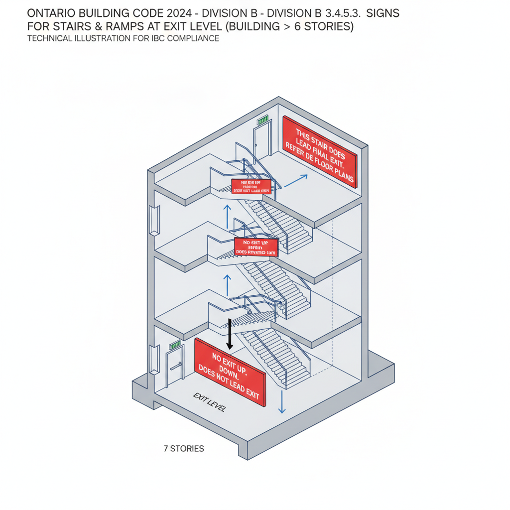 Ontario Building Code 2024: Essential Exit Stair and Ramp Requirements for Commercial Construction